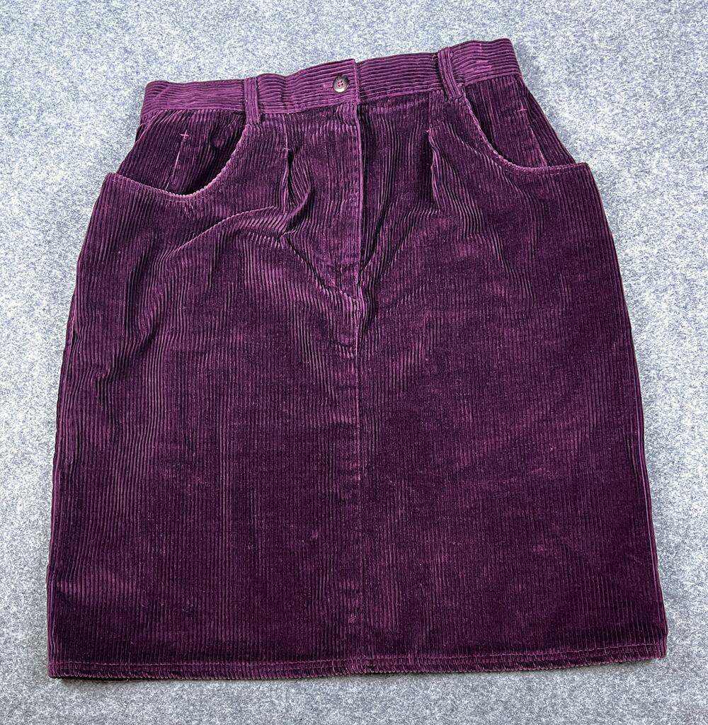 Ruff Hewn Corduroy Knee Length Skirt Size Unknown see measurements for size